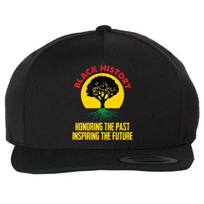 Honoring Past Inspiring Future Black History Month Wool Snapback Cap