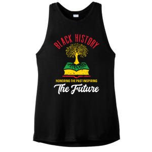 Honoring Past Inspiring Future Women Black History Month Ladies PosiCharge Tri-Blend Wicking Tank