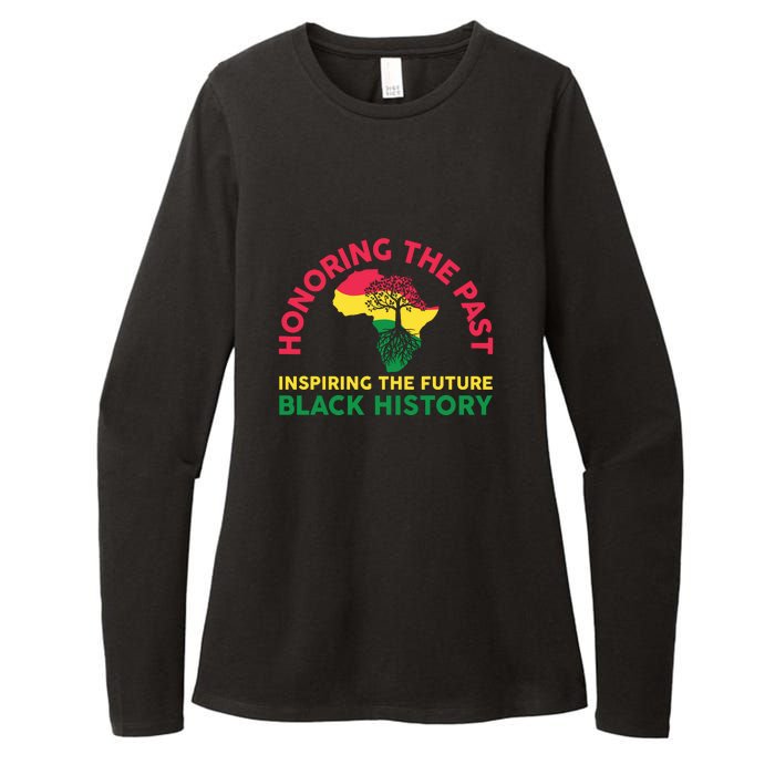 Honoring Past Inspiring Future Women Black History Month Womens CVC Long Sleeve Shirt