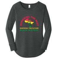 Honoring Past Inspiring Future Women Black History Month Women's Perfect Tri Tunic Long Sleeve Shirt