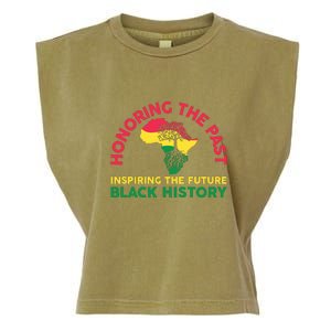 Honoring Past Inspiring Future Women Black History Month Garment-Dyed Women's Muscle Tee