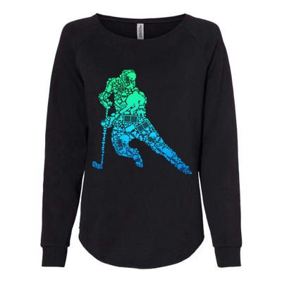 Hockey Player Ice Hockey Boy Womens California Wash Sweatshirt