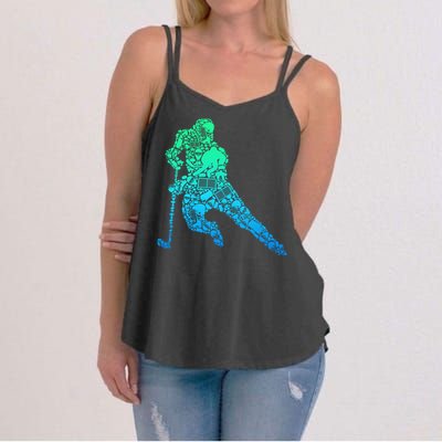 Hockey Player Ice Hockey Boy Women's Strappy Tank