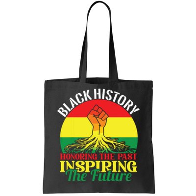 Honoring Past Inspiring Future Black History Month Tote Bag