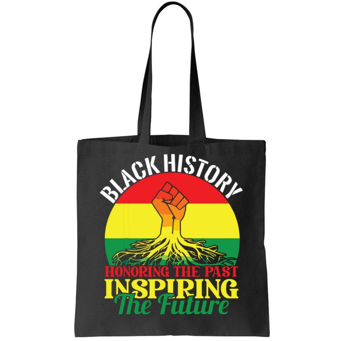 Honoring Past Inspiring Future Black History Month Tote Bag