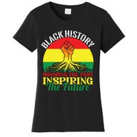 Honoring Past Inspiring Future Black History Month Women's T-Shirt