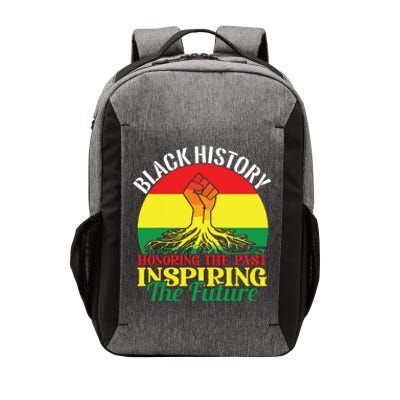 Honoring Past Inspiring Future Black History Month Vector Backpack