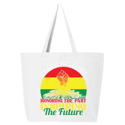 Honoring Past Inspiring Future Black History Month 25L Jumbo Tote