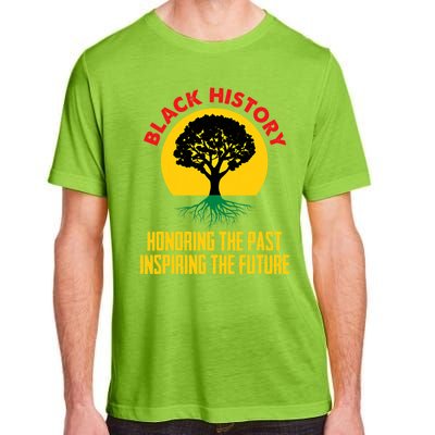 Honoring Past Inspiring Future Black History Month Gift Adult ChromaSoft Performance T-Shirt