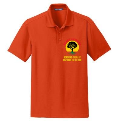 Honoring Past Inspiring Future Black History Month Gift Dry Zone Grid Polo