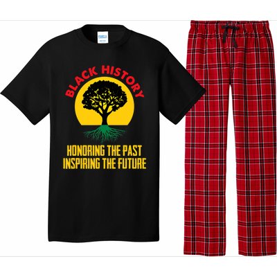 Honoring Past Inspiring Future Black History Month Gift Pajama Set