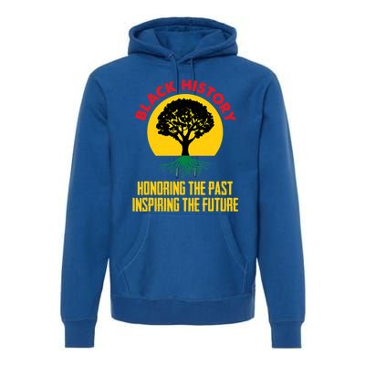 Honoring Past Inspiring Future Black History Month Gift Premium Hoodie