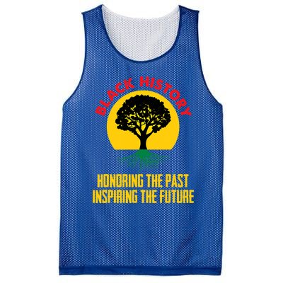 Honoring Past Inspiring Future Black History Month Gift Mesh Reversible Basketball Jersey Tank