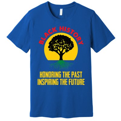 Honoring Past Inspiring Future Black History Month Gift Premium T-Shirt