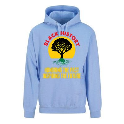 Honoring Past Inspiring Future Black History Month Gift Unisex Surf Hoodie