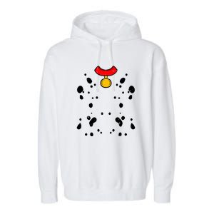 Halloween Pretend Im A Dalmatian Funny Lazy Costume Garment-Dyed Fleece Hoodie