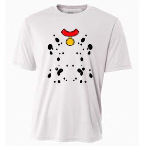 Halloween Pretend Im A Dalmatian Funny Lazy Costume Cooling Performance Crew T-Shirt