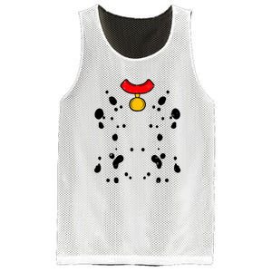 Halloween Pretend Im A Dalmatian Funny Lazy Costume Mesh Reversible Basketball Jersey Tank