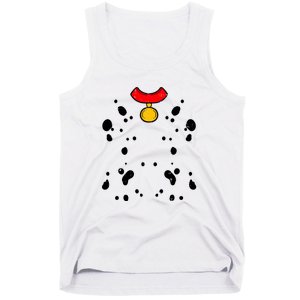 Halloween Pretend Im A Dalmatian Funny Lazy Costume Tank Top