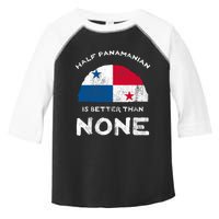 Half Panamanian Is Better Than None Republic Of Panama Dna Toddler Fine Jersey T-Shirt