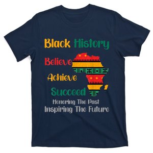 Honoring Past Inspiring Future Black History Month T-Shirt