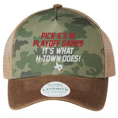 Houston Pick6’S In Playoff Games Legacy Tie Dye Trucker Hat