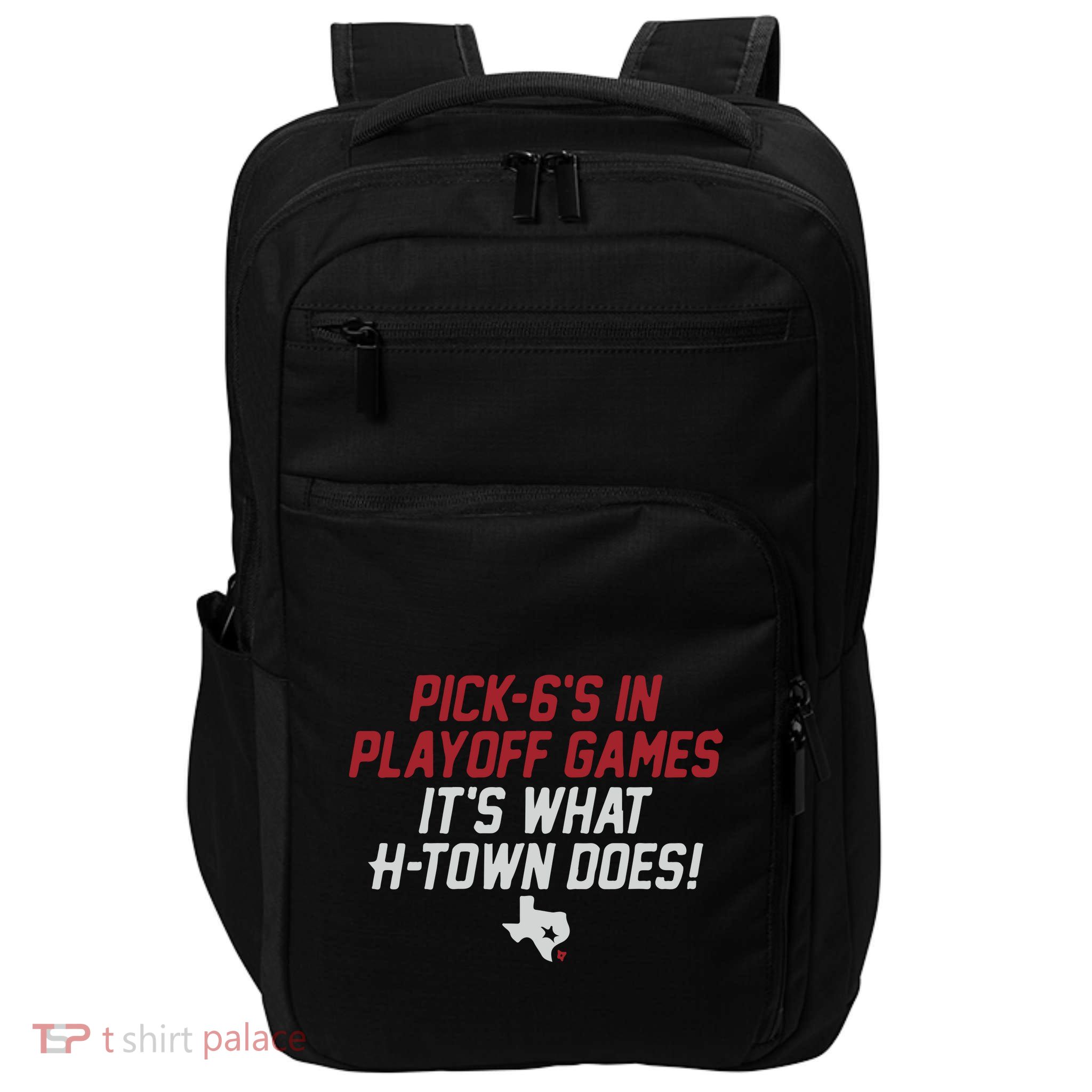 Houston Pick6’S In Playoff Games Impact Tech Backpack