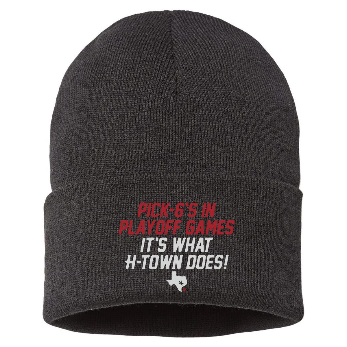 Houston Pick6’S In Playoff Games Sustainable Knit Beanie