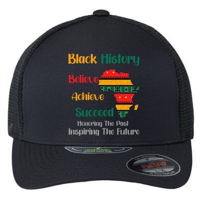 Honoring Past Inspiring Future Black History Month Flexfit Unipanel Trucker Cap