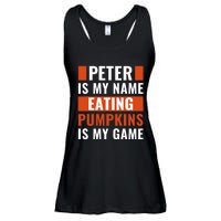 Halloween Peter Is My Name Eating Pumpkins Is My Game Costum Ladies Essential Flowy Tank