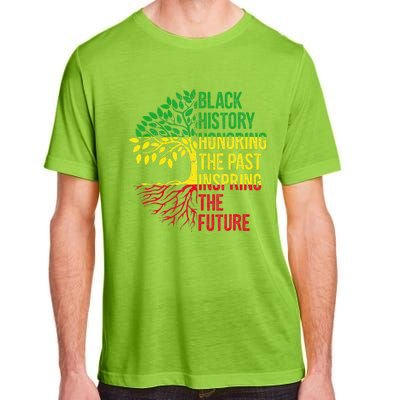 Honoring Past Inspiring Future Black History Month Adult ChromaSoft Performance T-Shirt