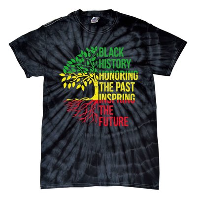 Honoring Past Inspiring Future Black History Month Tie-Dye T-Shirt