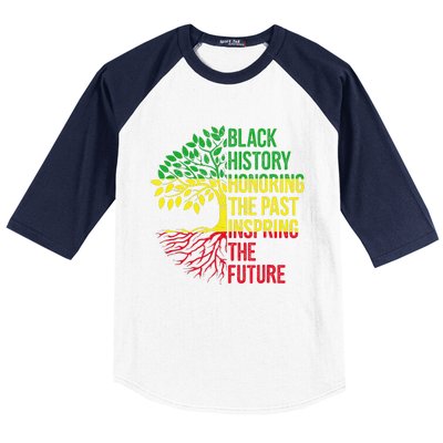 Honoring Past Inspiring Future Black History Month Baseball Sleeve Shirt