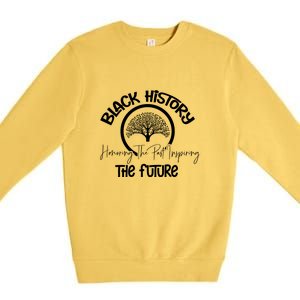 Honoring Past Inspiring Future Women Black History Month Premium Crewneck Sweatshirt