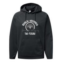 Honoring Past Inspiring Future Women Black History Month Performance Fleece Hoodie