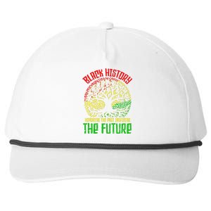 Honoring Past Inspiring Future Black History Month Snapback Five-Panel Rope Hat