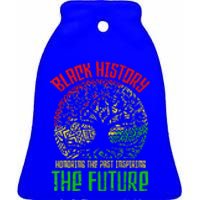 Honoring Past Inspiring Future Black History Month Ceramic Bell Ornament