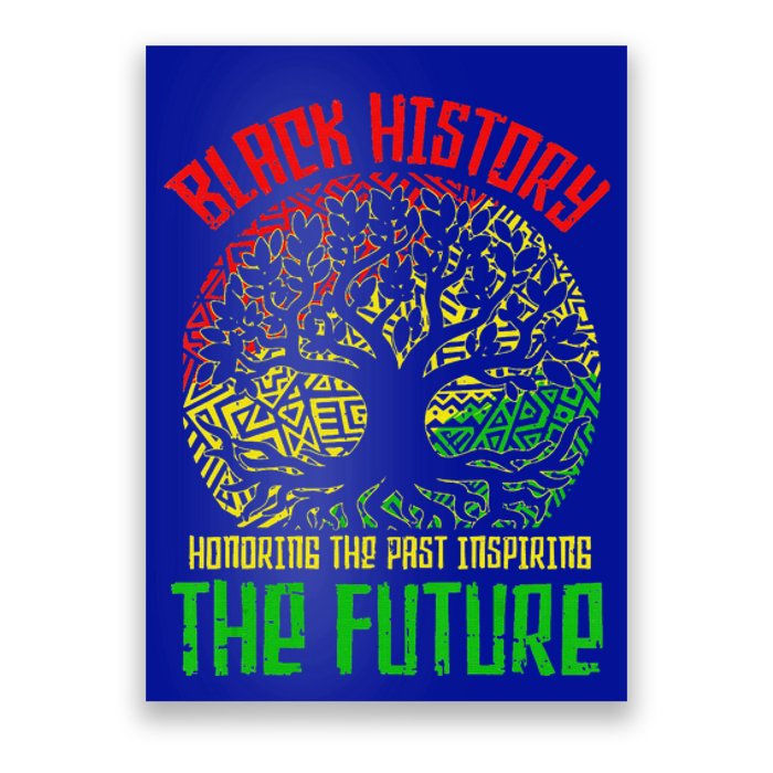 Honoring Past Inspiring Future Black History Month Poster