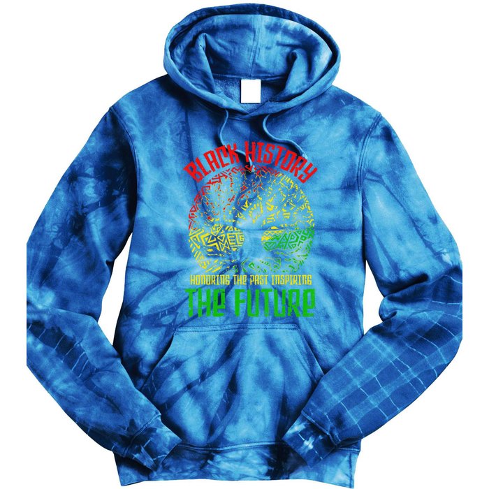 Honoring Past Inspiring Future Black History Month Tie Dye Hoodie