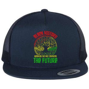 Honoring Past Inspiring Future Black History Month Flat Bill Trucker Hat