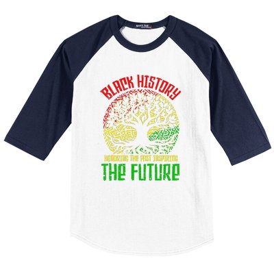 Honoring Past Inspiring Future Black History Month Baseball Sleeve Shirt