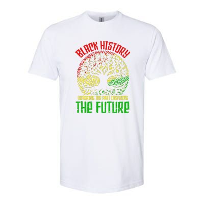 Honoring Past Inspiring Future Black History Month Softstyle® CVC T-Shirt