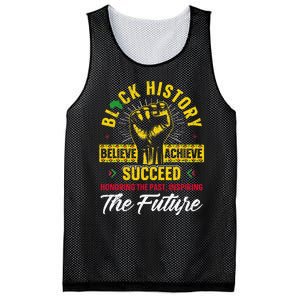 Honoring Past Inspiring Future Black History Month Mesh Reversible Basketball Jersey Tank