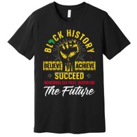 Honoring Past Inspiring Future Black History Month Premium T-Shirt