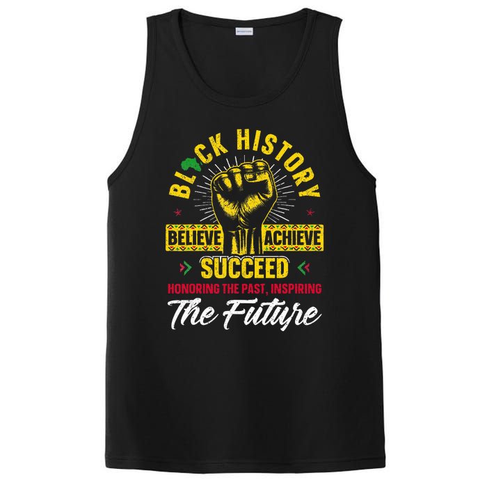 Honoring Past Inspiring Future Black History Month PosiCharge Competitor Tank