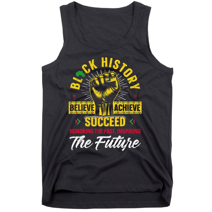 Honoring Past Inspiring Future Black History Month Tank Top