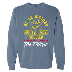 Honoring Past Inspiring Future Black History Month Garment-Dyed Sweatshirt