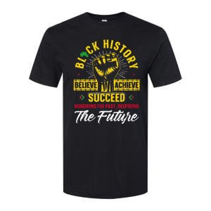 Honoring Past Inspiring Future Black History Month Softstyle CVC T-Shirt