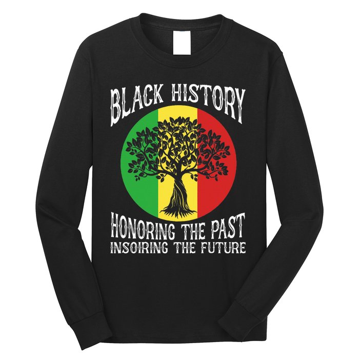 Honoring Past Inspiring Future African BHM Long Sleeve Shirt