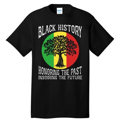 Honoring Past Inspiring Future African BHM Tall T-Shirt